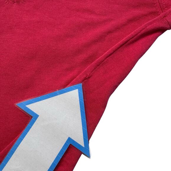 SNOBBY SHEEP Magenta Silk Blend Sweater Size 44 Medium *READ* V-neck Lightweight - Picture 11 of 11